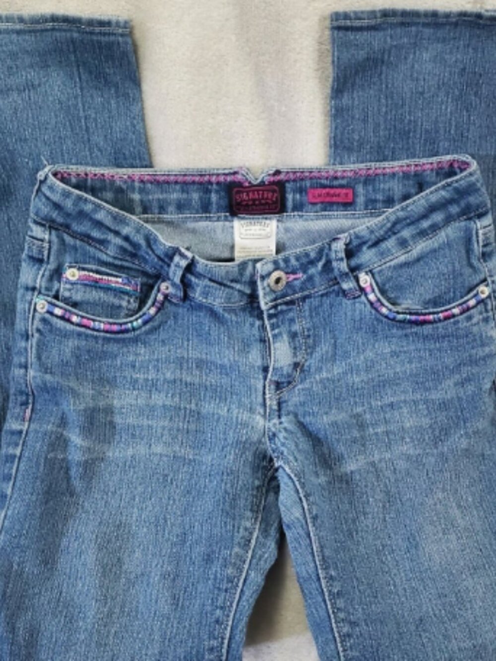 Girls Levi Signature: Slim Straight fit